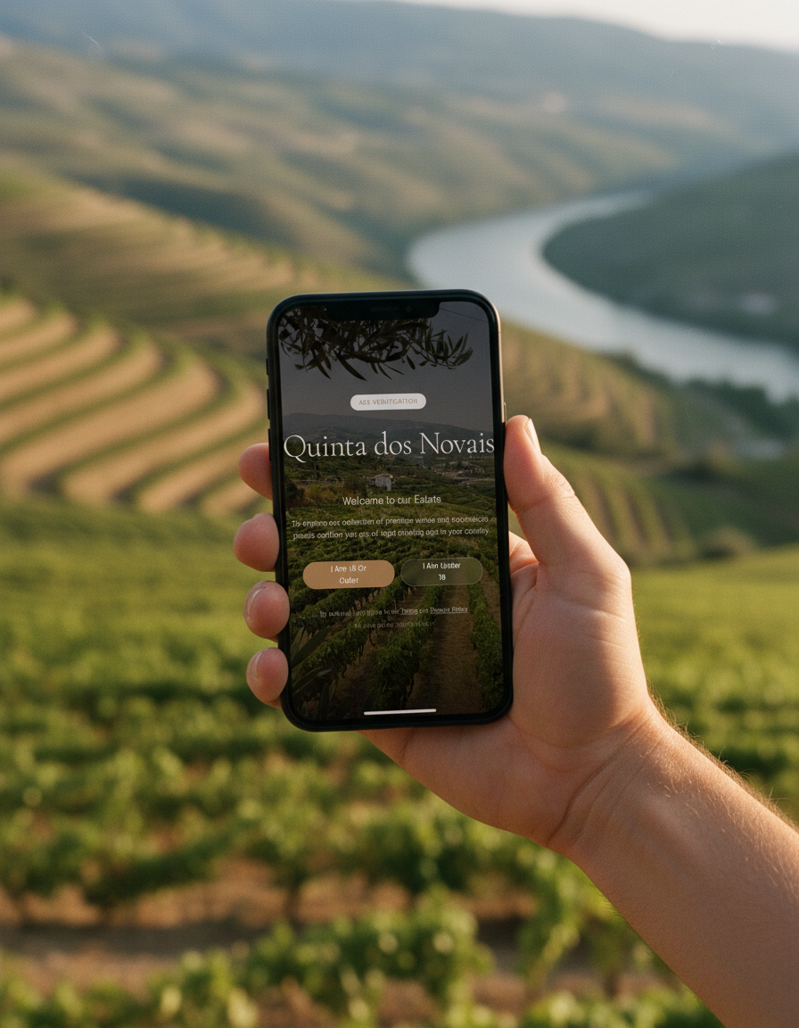 Quinta dos Novais — mobile experience